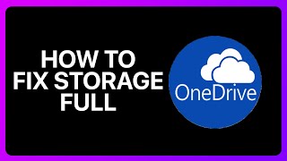 How To Fix OneDrive Storage Full Tutorial [upl. by Penrose]