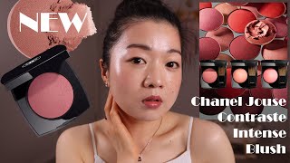 New Chanel Joues Contraste Intense Cream to Powder Blushes  Makeup play session  QuingStar [upl. by Ainav]