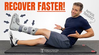 Recover Faster MustDo Exercises with Injured Foot or Ankle [upl. by Anaehr]