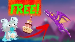 Growtopia  My Bday Gifts  I Got Legendary Dragon 268 [upl. by Aciretnahs]