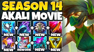 Testing EVERY BROKEN Akali Build in Season 14 AKALI THE MOVIE  League of Legends [upl. by Annej]