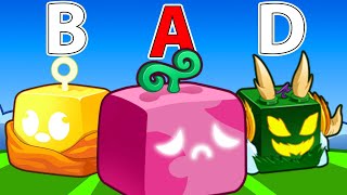 Choose Your Blox Fruit From Its First Letter But 1 is a LIE 2 [upl. by Kcirted]