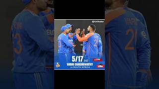 IND vs south africa T20I bast wikat Varun chakravarthyviralvideocricket 1000subscriber10kviews [upl. by Letta]