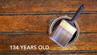 Refinishing 134 year old wood floors [upl. by Ffoeg]