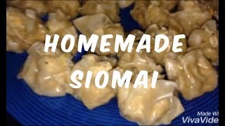 Homemade Siomai  Easy recipe  NEGOSYO RECIPE [upl. by Retsila339]