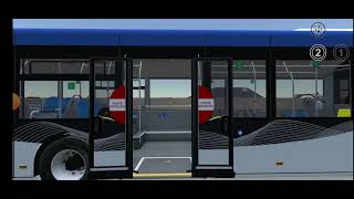 Ouverture et fermeture des portes modification dun citaro FL RTM PBS [upl. by Meikah]