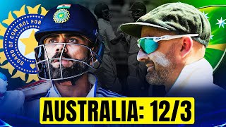 Australia 123  Stumps Day 3  India vs Australia 2024  Border Gavaskar Trophy Kohli  Bumrah [upl. by Veleda]