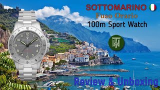 Sottomarino quotFuso Orarioquot 100m Sport Watch  Review amp Unboxing ST700155  Miyota 2115 [upl. by Farrica892]