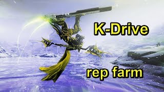 Warframe KDrive Rep Farm for Vent Kids 205000 per hour Fortuna [upl. by Aleik995]