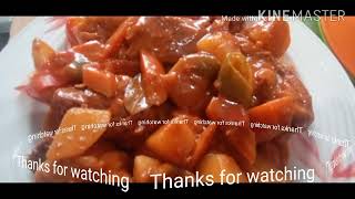 How to cook cheesy chicken afritada [upl. by Noerb]