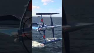 catamaran capsized crew falls 15 meters in the water sailing extreme [upl. by Ahsiyt]