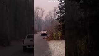 Man shows aftermath of Jennings Creek fire in Greenwood Lake NY [upl. by Sam]