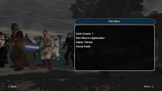 STAR WARS Battlefront 2 Obi Wan Kenobi Gameplay [upl. by Salguod]