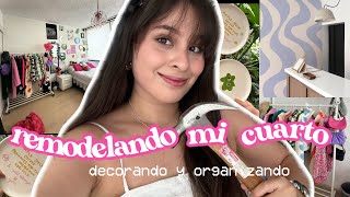 Vlog Remodelando mi cuarto Organización moviendo muebles y más [upl. by Joyan]