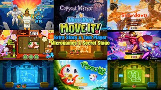 Warioware Move it  All Complete Microgames Extra Story amp Secret Stages Two Player  Switch [upl. by Rebeka27]