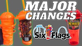 Major Changes to AllSeason Drink Cups at Six Flags Parks for 2024 [upl. by Neeneg774]