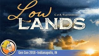 Lowlands — game overview at Gen Con 2018 [upl. by Nareht867]