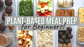 PLANTBASED MEAL PREP for Beginners  Free PDF Tasty Recipes amp Ideas [upl. by Erine758]