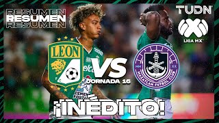 HIGHLIGHTS  León vs Mazatlán  Liga Mx AP2024  J16  TUDN [upl. by Ettenim]