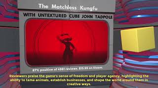 HITS and HIDDEN GEMS on Steam with Untextured Cube John Tadpole [upl. by Eitsirc]