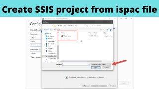 12 Create SSIS project from ispac file  ssis real time scenarios examples [upl. by Inotna]