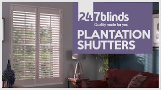 Plantation Shutters  247 Blinds [upl. by Lanuk]