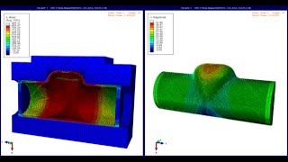 Abaqus Explicit  Hydroforming Steel Tube with Plasticity [upl. by Abraham]