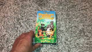 Disney’s Sing Along Songs The Bare Necessities 1987 VHS Overview [upl. by Ynnelg]