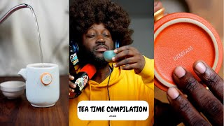 Tea Time ASMR  Compilation [upl. by Annahsad182]