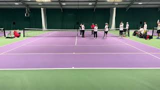 GB VI Tennis Camp  Louise Assioun Volleying [upl. by Aniez674]