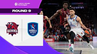 CRUCIAL road victory  Baskonia  Efes  BASKETBALL HIGHLIGHTS R8 202425 [upl. by Madelene197]