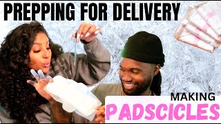 TEACHING MY HUSBAND ABOUT POSTPARTUM PADS [upl. by Daven410]