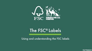 The FSC Labels Using and understanding the FSC labels [upl. by Mayfield]