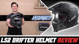 LS2 Drifter Helmet Review at SpeedAddictscom [upl. by Ori336]