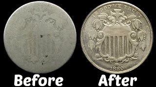 How To Restore 150 Year Old Coins Using NicADate DATES REVEALED [upl. by Bj]