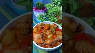 Chicken Afritada simplerecipe shortvideo [upl. by Grethel]