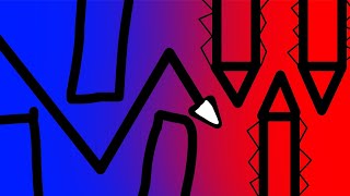 playing space waves geometry dash knock off [upl. by Leahcimluap]