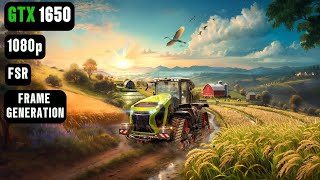 Farming Simulator 25 GTX 1650 FPS TEST  FS 25 GTX 1650 amp i5 12400F Benchmark 1080p1440p4K [upl. by Asia914]