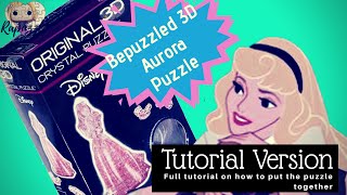 Bepuzzled 3D Crystal Puzzle Aurora Tutorial Version [upl. by Franklin149]