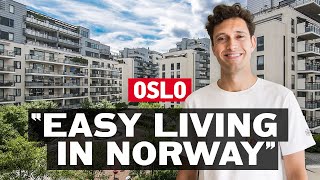 Easy Living in Norway  How do Norwegians live in Oslo where and what do they walk eat and drink [upl. by Andra]