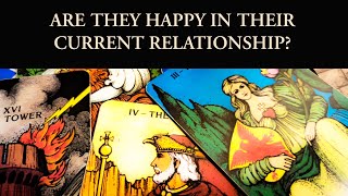 PICK A CARD ARE THEY HAPPY IN THEIR CURRENT RELATIONSHIP TAROT TIMELESS READING [upl. by Beverlee]