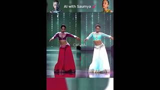 Insane dance by AI and Saumya😍ai bollywood [upl. by Ainnat]