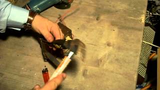 Disassembling a Microwave Oven Transformer [upl. by Enajyram]