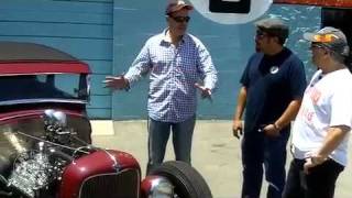 Rudi Hillebrands 1931 Ford Coupe on CarCast with Adam Carolla [upl. by Ecnarf678]