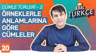 Cümle Türleri 2 Anlamlarına Göre Cümleler  Olumlu ve Olumsuz Cümleler  8 Sınıf Türkçe 20 [upl. by Marjie]