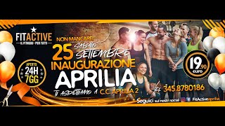 💥 INAUGURAZIONE FitActive APRILIA 💥 [upl. by Valda]