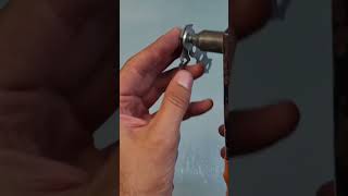 How to put a rivet  rivet coupling  join 2 pieces  riveter 🔩🔩🔩🔩🔩 [upl. by Ainehta87]