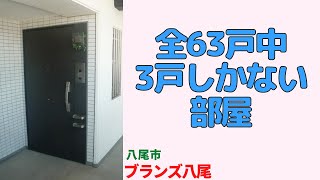 最初で最後かもしれない全63戸で3戸したかない部屋・3LDK【ブランズ八尾】八尾市の分譲中古マンション japanese apartment ㏌ osaka [upl. by Edora755]