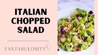 Italian Chopped Salad Recipe [upl. by Sexela]