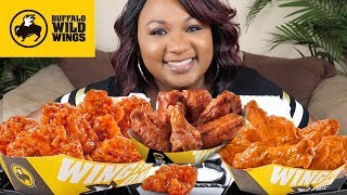 BUFFALO WILD WINGS MUKBANG [upl. by Adnilrem]